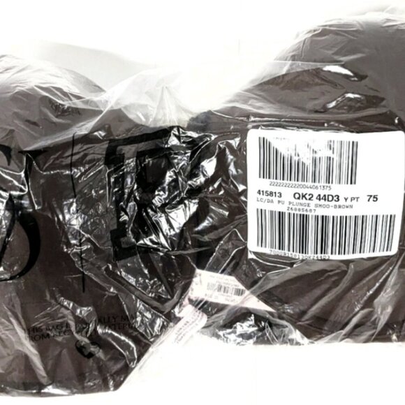 VICTORIA'S SECRET Women's Bra Size 44DDD Smooth Push Up Plunge Brown - Picture 10 of 11